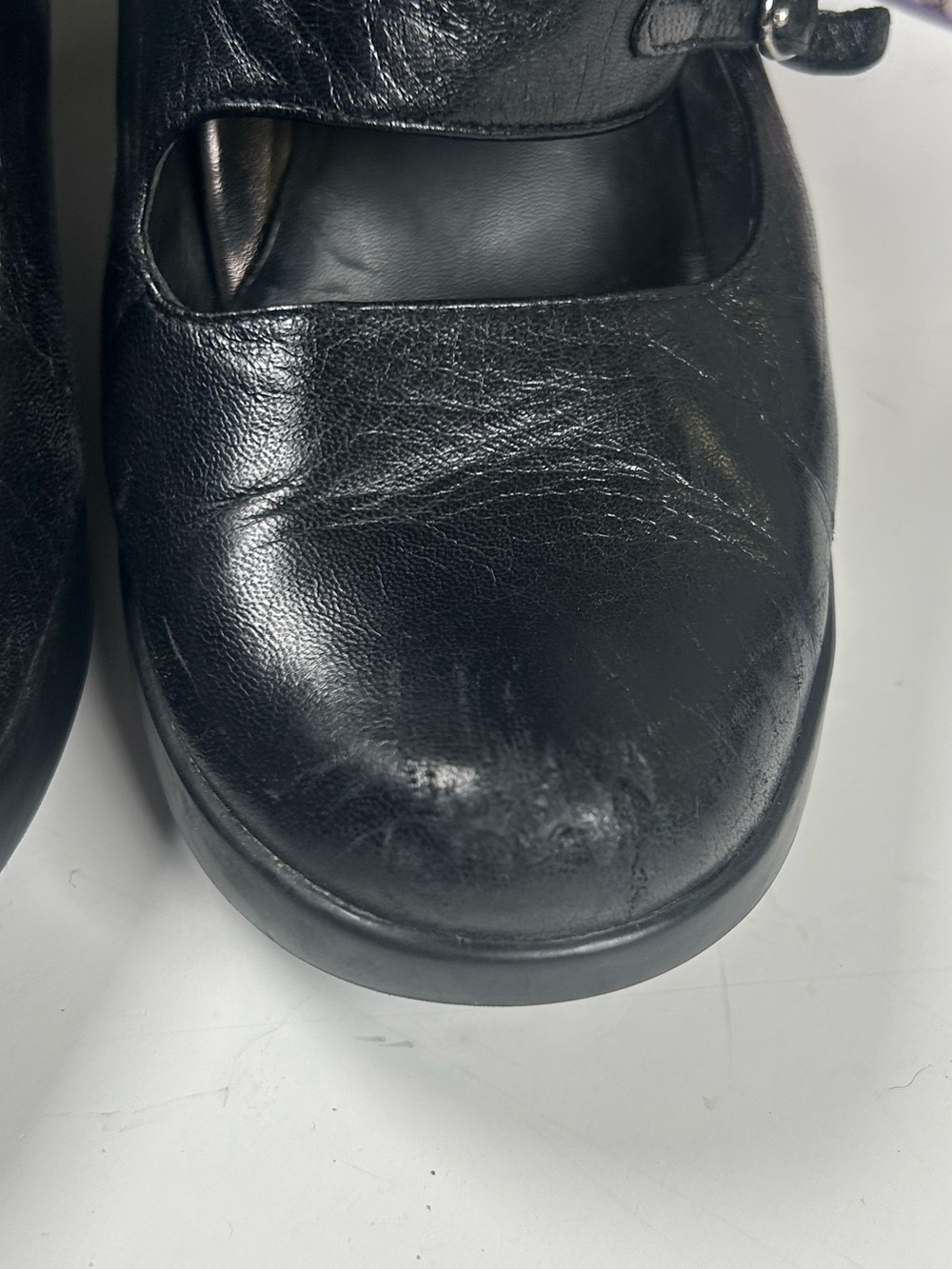 Dansko Classic Black Mary Jane Heels - Women's Comfort Pump - Picture 7 of 11